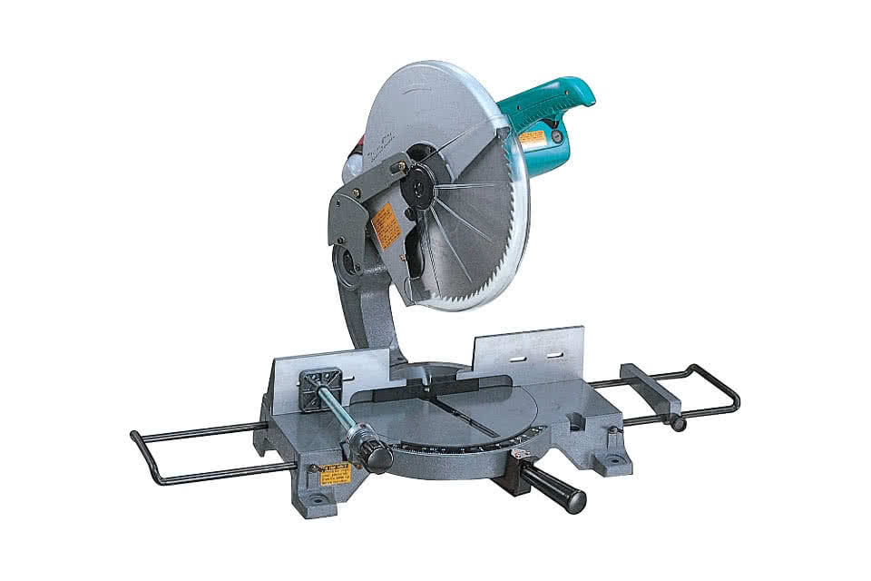 Makita Mitre Saw, 355mm, 1,380w, heavy duty base, cuts 122 x