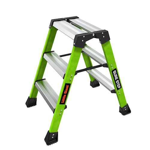 Staffy Little Giant Sure Step. 3-Step. 170Kg Double-Sided Fibreglas Step Stool USA Code: 11953