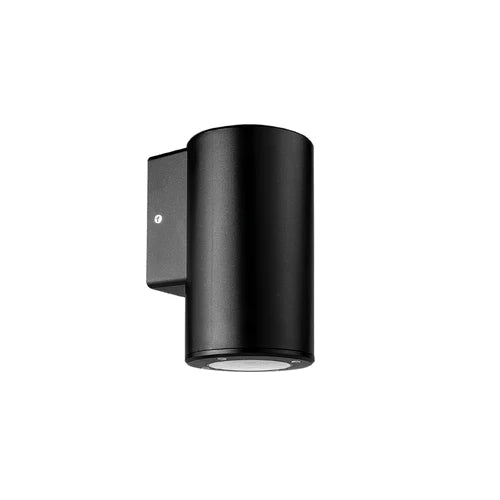 Eurotech Byron - Small Round [1-Way] Wall Light Black 230V GU10 10W