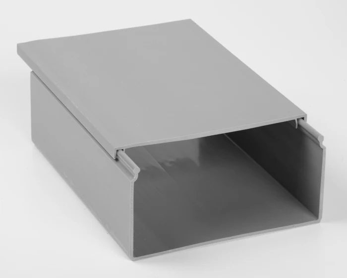 Clipsal MAXI TRUNKING 150x75 DARK GREY 4m uPVC 15075AD.G4
