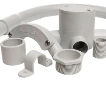 Marley Junct/box 20mm 4 way grey 24.20G