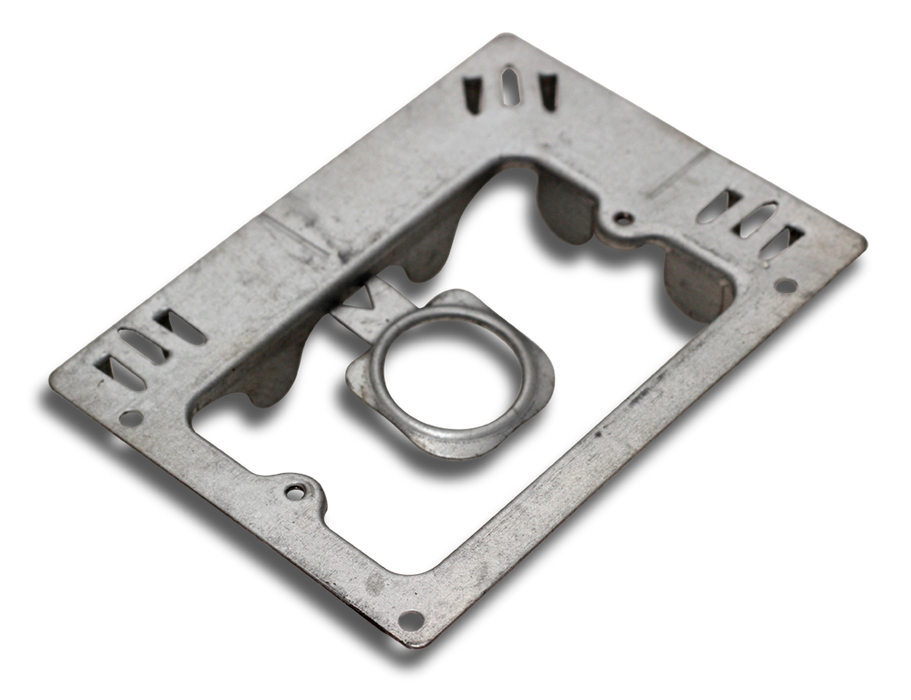 Metal flush plate Galv