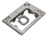 Metal flush plate Galv
