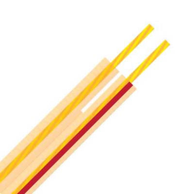 Maser Speaker Cable Twin 2mm Clear/Red