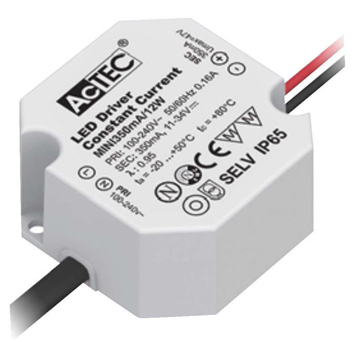 PROLUX DRIVER OUTDOOR 12W CONSTANT CURRENT 350MA 12-35V IP65