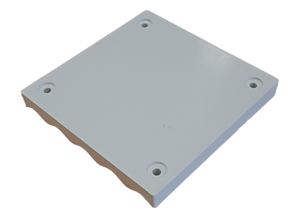 Sureset Mounting Block 122mm2 MINI Light Grey for Mini Ord Corrugated Iron