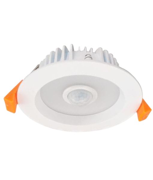 CLA D/L LED FIXED MOTION SENSOR WH RND 5000K 10W 80D 90mm IP20 (