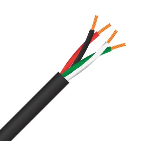 Maser Speaker Cable 4core 1.3mm Black