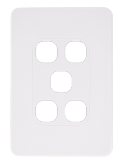 Vynco S/G METRO SW 5G PLATE ONLY WHT
