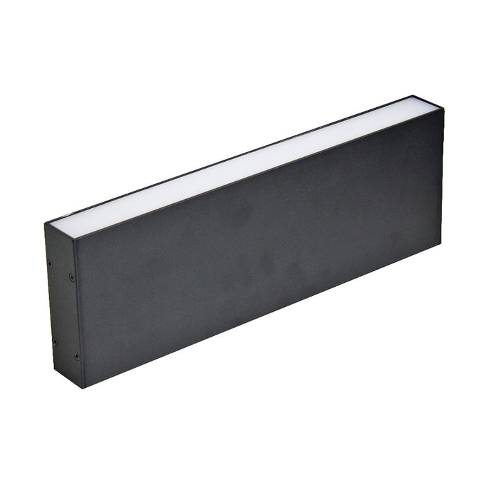 Prolux Black Protruding diffused blade IP20 Aluminum 24V 13 3K LED Non dimmable Output: 620 lumen CRI80 Beam angle: diffused Size: 320L*34W*110H