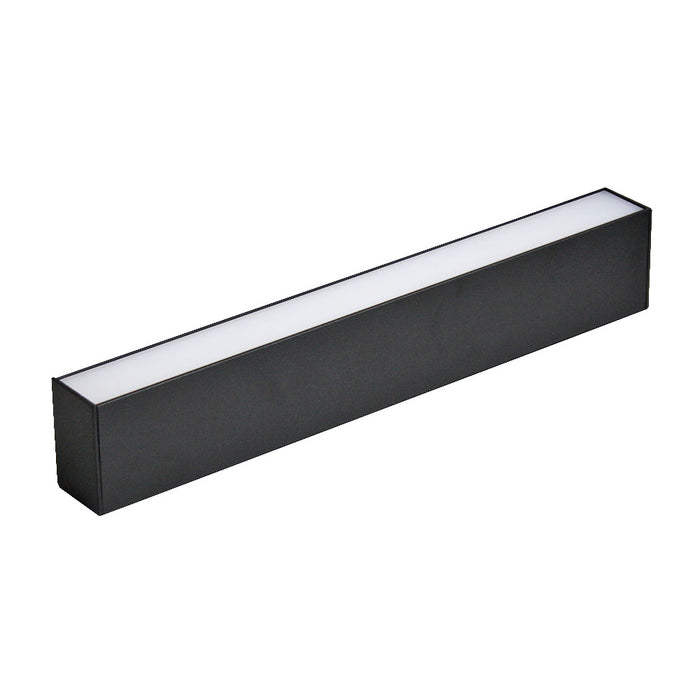 Prolux Black Flush diffused blade IP20 Aluminium 24V 13W 3K LED Non dimmable Output: 620 lumen CRI80 Beam angle: Diffused Size: 320L*34W* 56H