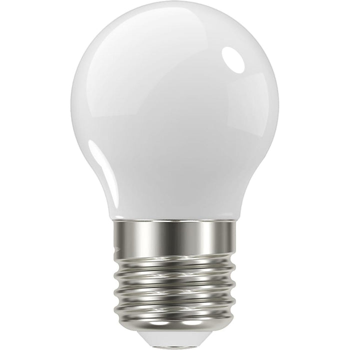 GE LED FANCY ROUND DIMMABLE OPAL GLASS 5.5W 470lm ES