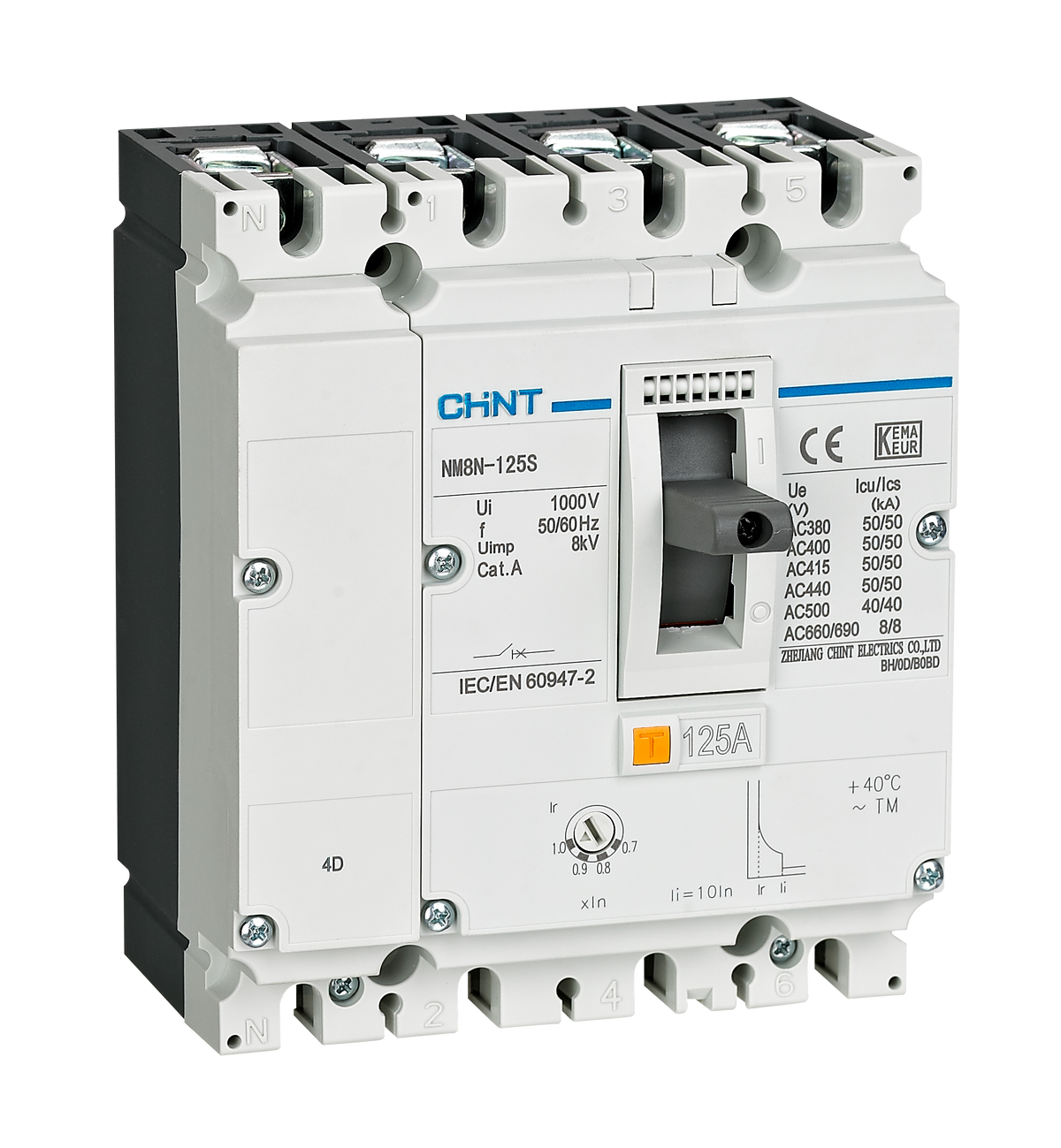CHINT NM8N-250H EM 250 3P Circuit Breaker MCCB — Scott Electrical