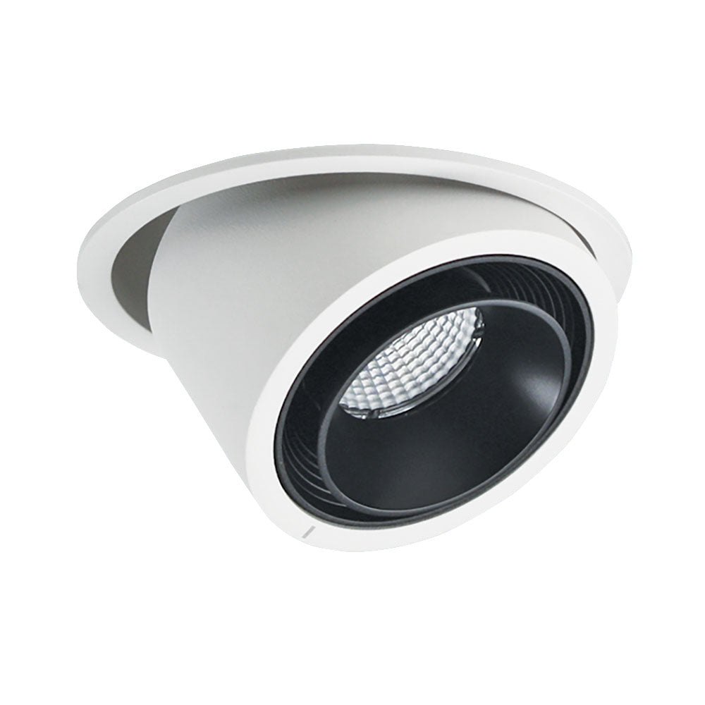 PROLUX LIGHT DOWNLIGHT 9.5W TILT RECESS CUT OUT 95 WHITE 3K 103X90 ...