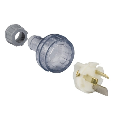 Clipsal Plug, Flexible, Straight, 3 Pin, 15A, 250V, Heavy Duty Trans