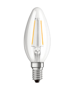 Osram CANDLE FILAMENT CLEAR 4W/827 E14 10X1 OSRAM LED LAMP LEDVANCE