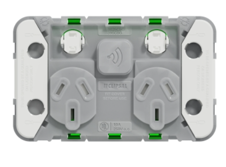 Iconic Connected Socket Twin 10A 240V Zigbee — Scott Electrical