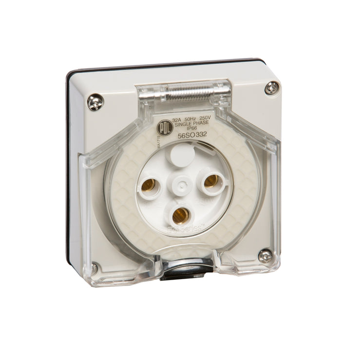 Pdl Socket outlet 3 pin 32A 250V