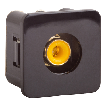 Pdl RCA yellow socket Black