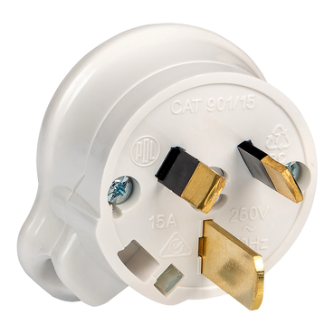Pdl NT SIDE ENTRY PLUG 15A WHITE