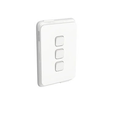 Iconic Switch 300 Pro 3 Gang 20A Rocker Vertical IP44 White — Scott ...