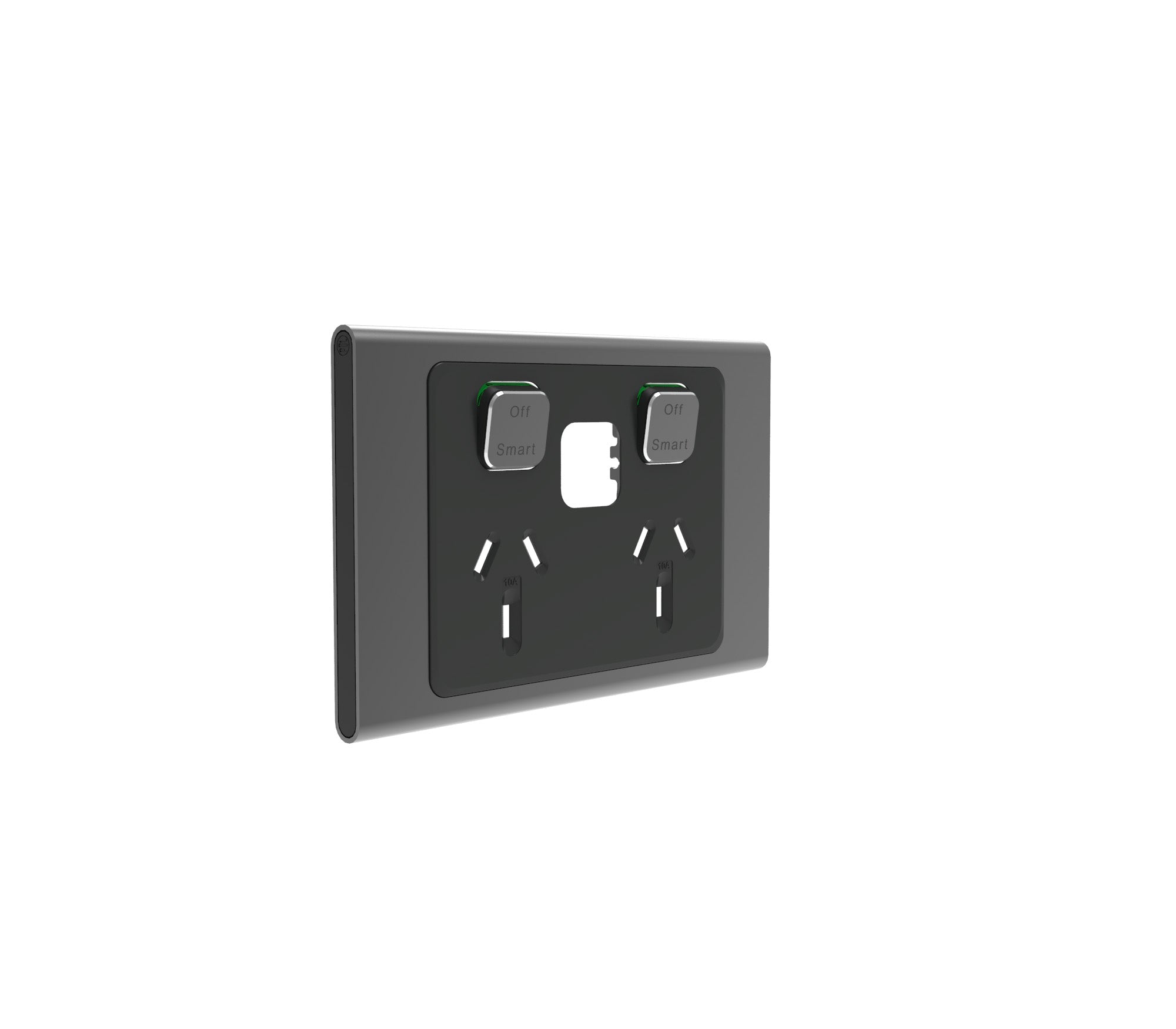 PDL Iconic Styl Skin Smart Socket Silver Shadow — Scott Electrical