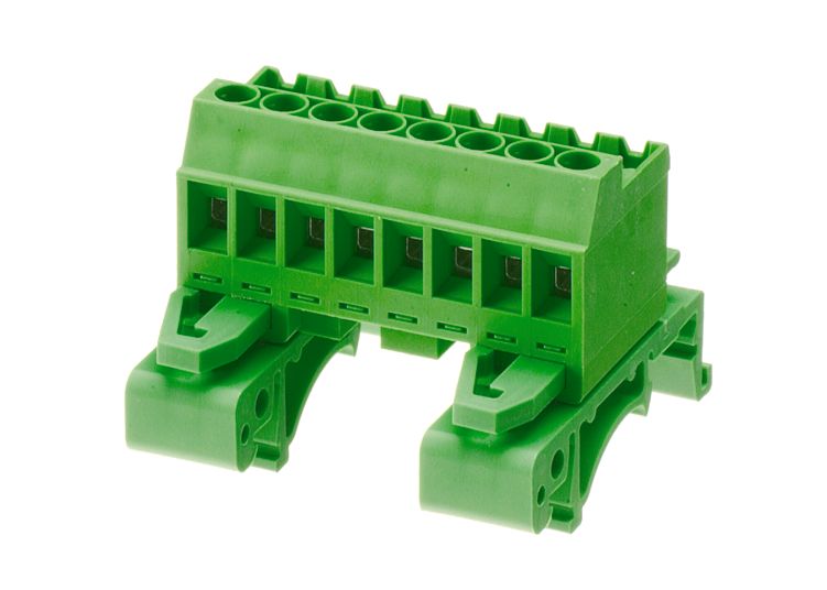 Conta-Clip PK-TS Plug-in Connection System - Rail Mounted 15 Pole DIN ...