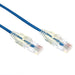 0.75m Cat6A 10G Blue Ultra-Slim Component Level UTP Patch Lead (30AWG)