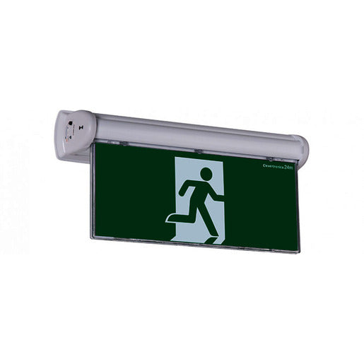 Clevertronics Swingblade Exit, LED 100,000hr, REC SS, PICTOGRAM