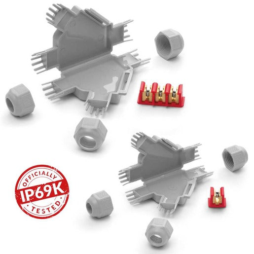 Raytech Little Joint IP68 max 3 x 2.5mm circ flex (80x36x23mm) c/w c
