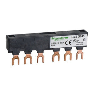 Schneider Busbar 3P 63A 2 tapoff 45mm
