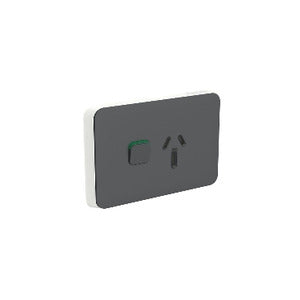 Iconic Skin Socket Horiz Sgle 15A 250V AN