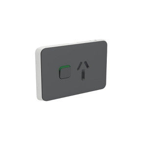 Iconic Skin Socket Horiz Sgle 20A 250V AN
