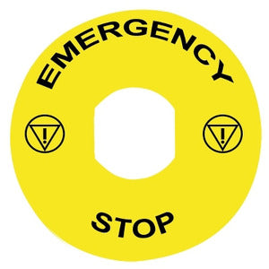 Schneider Legend Cir 90mm EMERGENCY STOP
