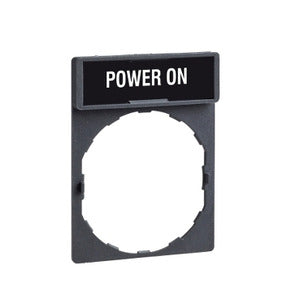 Schneider Legend & holder  POWER ON