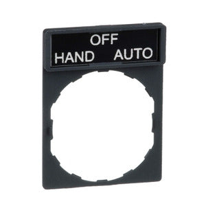 Schneider Legend & holder  HAND-OFF-AUTO