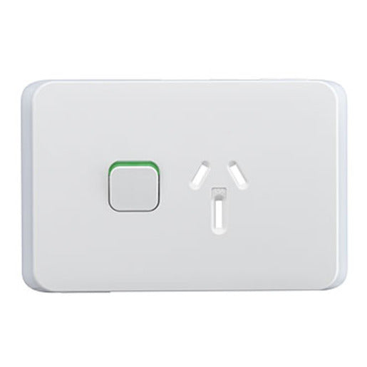 Iconic Skin Socket Horiz Sgle 15A 250V CY