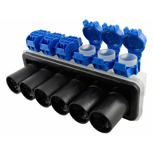 Raychem GELPORT 6-PORT 16-250MM2 SUBMERS BLUE 6-1899241-0