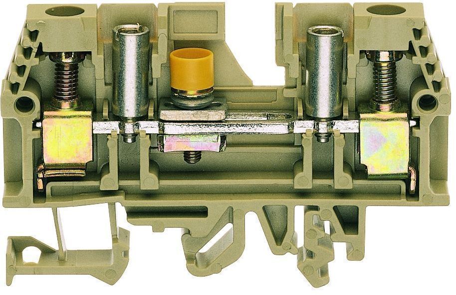 Conta-Clip 10mm Test Disconnect Terminal Block with Test Sockets