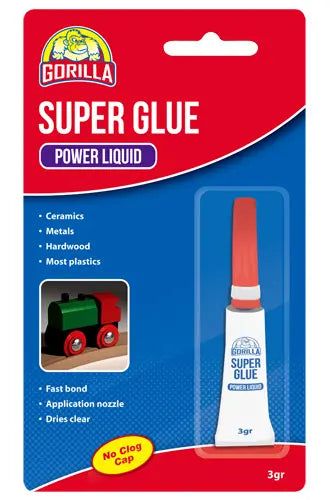 Holdfast Gorilla Ultrabonder Power Liquid 3gr Tube Super Glue
