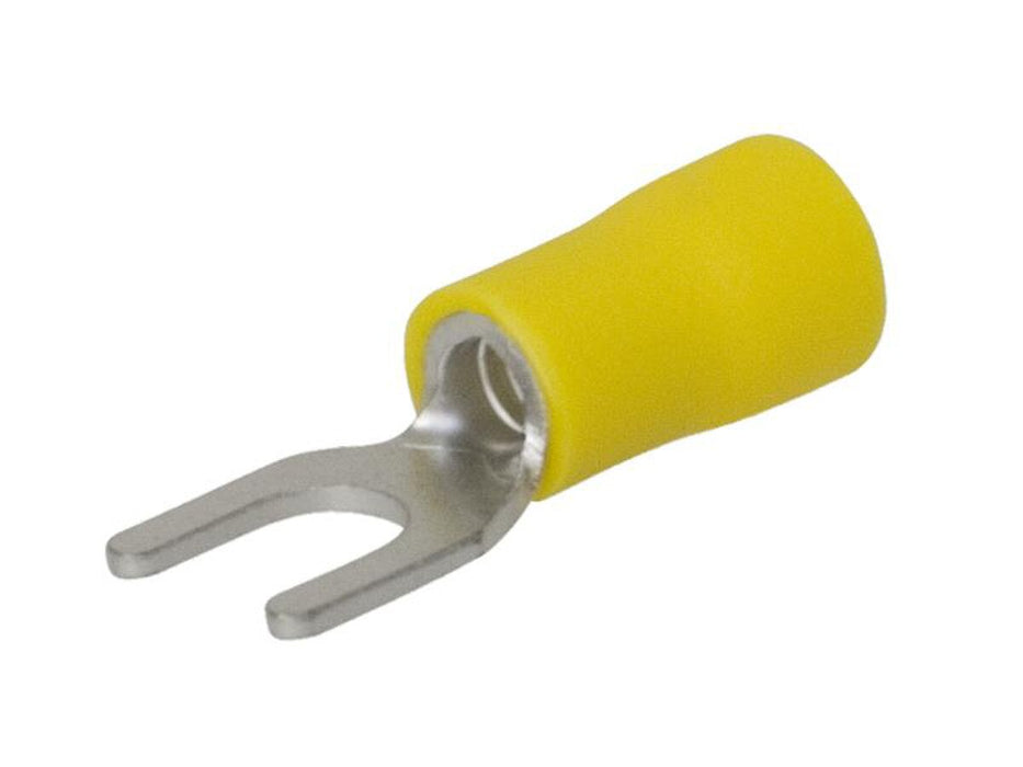 Utilux 100PKT PRE-INSULATED YELLOW FORK 4M