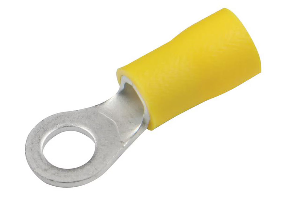 Iron Rings Electrical Utilux 100PKT PRE-INSULATED YELLOW RING 4M — Scott Electrical