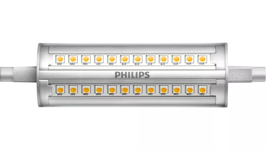 Philips 929001353679 CorePro LED Linear R7S14-120W R7S 118mm 830 Dimmable  929001353679 929001353679 R7SLED14WW 929001353679