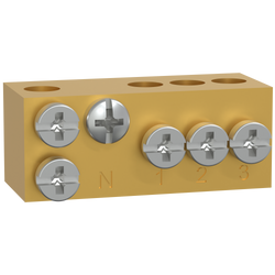 Schneider Resi9 RCD neutral/earth bar 4 ways