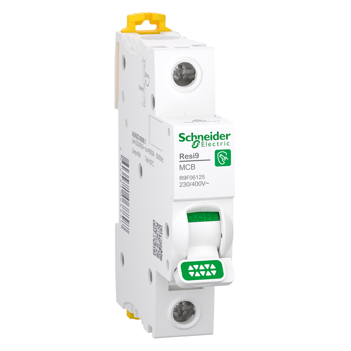 Interruttore Magnetotermico Schneider Electric R9F87106 - 6A Curva B 6kA Resi9 Usato