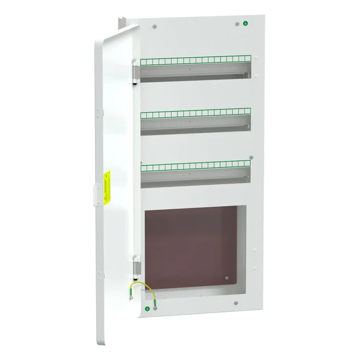 Schneider Electric Resi9 MB 3 Rows 18 Modules Deep Flush