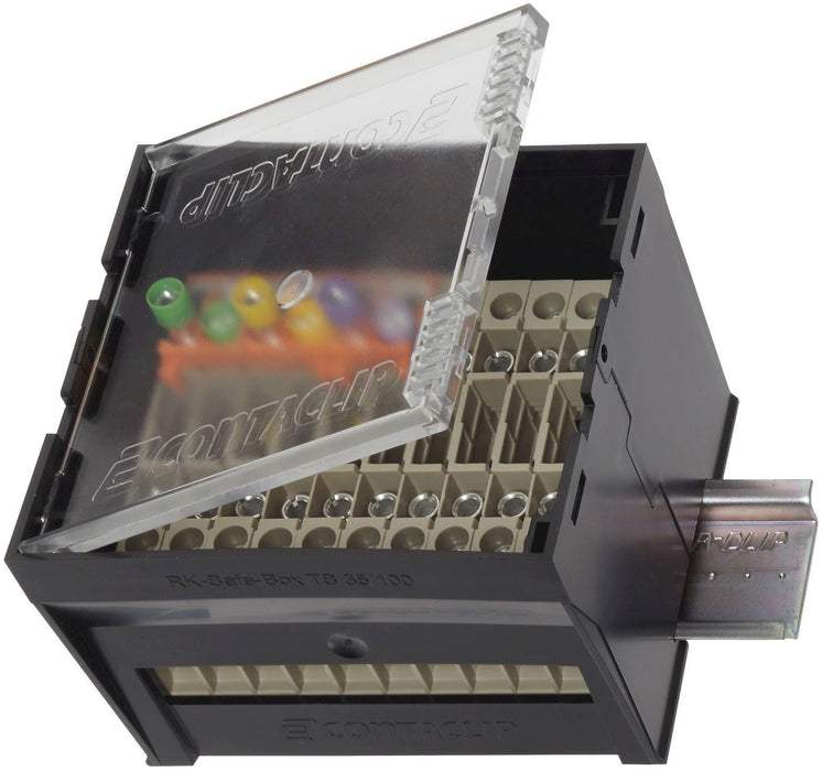 Conta-Clip Terminal Housing Set suitable for TS35 DIN Rail