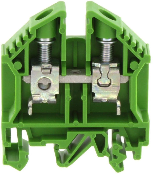 Conta-Clip Single Level 16mm Terminal Block (Green)