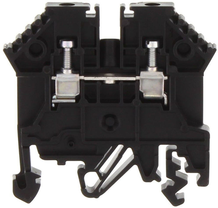 Conta-Clip Single Level 2.5mm Terminal Block (Black)