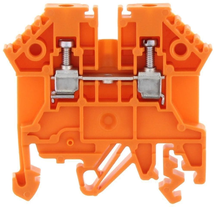 Conta-Clip Single Level 2.5mm Terminal Block (Orange)